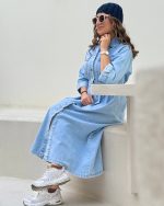 پیراهن جین بلند - Image 7