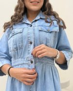 پیراهن جین بلند - Image 6