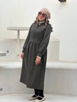 پیراهن مخمل پاییزه - Image 4