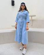 پیراهن جین بلند - Image 2