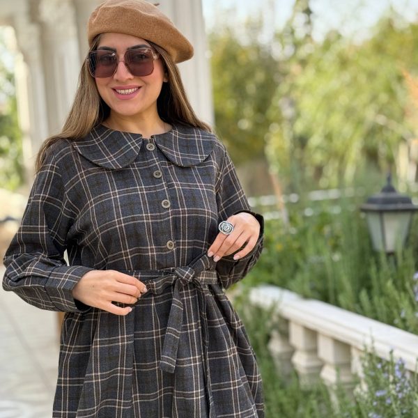 پیراهن پاییزه چهارخونه