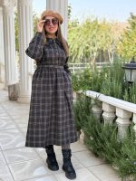 پیراهن پاییزه چهارخونه