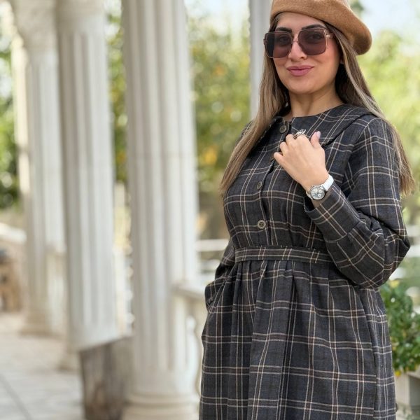 پیراهن پاییزه چهارخونه