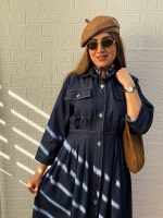 پیراهن جین بلند