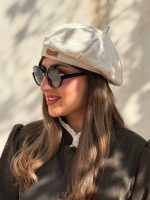 کلاه برت مخمل کبریتی