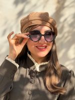 کلاه برت مخمل کبریتی