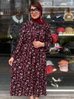 پیراهن کرپ حریر لوسیا