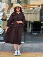 پیراهن لینن سافاری