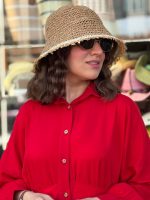 کلاه رافیا لبه ریش - Image 7