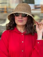 کلاه رافیا لبه ریش - Image 8