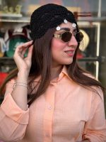 کلاه ماتیلدا | کلاه قلاب‌بافی دست‌دوز