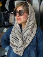 شال قلاب بافی پاییزه - تصویر 2