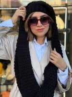 ست شال و کلاه فرانسوی رینگی - تصویر 4