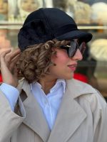 کلاه خلبانی وارداتی مخمل - تصویر 5