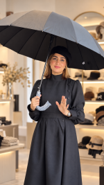 چتر مشکی ۱۶ فنره
