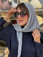 روسری قلاب بافی سه گوش - تصویر 13