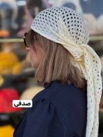 روسری قلاب بافی سه گوش - تصویر 3
