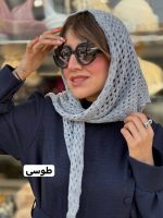 روسری قلاب بافی سه گوش - تصویر 5