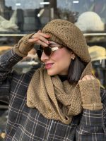 ست شال کلاه دستکش فرانسوی - تصویر 10