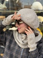ست شال کلاه دستکش فرانسوی