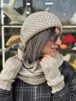 ست شال کلاه دستکش فرانسوی - تصویر 5