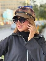 کلاه کاپیتانی چهارخونه وارداتی - تصویر 2