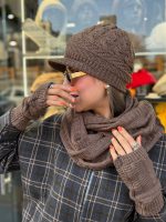 ست کلاه نقابدار شال رینگی و‌ ساق دست (سه تیکه) - تصویر 5