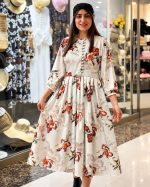 پیراهن بلند ساتن وارداتی - تصویر 6