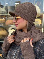 ست کلاه نقابدار شال رینگی و‌ ساق دست (سه تیکه) - تصویر 7
